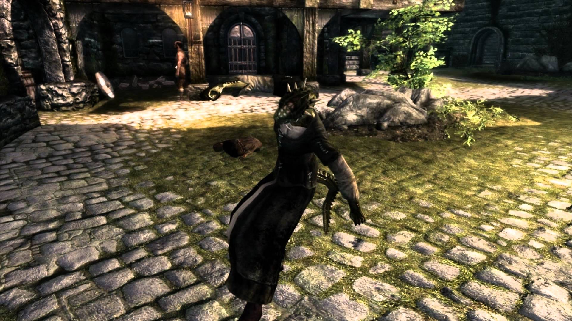 no spinning death animation sse