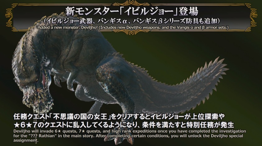 Mhw イビルジョー 武器調整など大型アップデート 3月22日 ゲームの玉子様